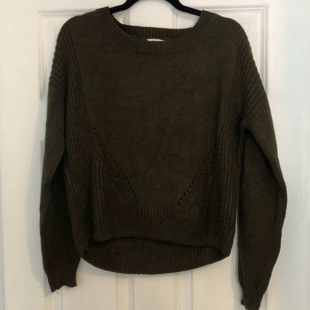 Olive green American Eagle sweater